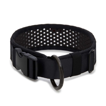SOFTY Halsband | Länge: 45-51cm | Breite: 6,3cm | Farbe: schwarz/schwarz